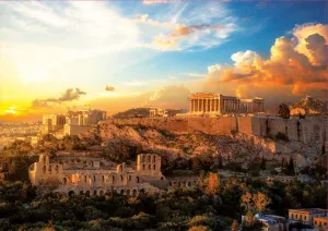 Acropolis Of Athens Europe By Educa