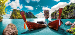 Phuket, Thailand Panorama Beach & Ocean By Educa