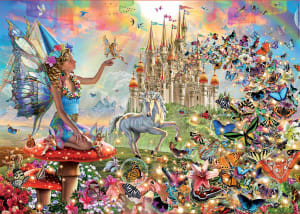 Fairy & Butterflies Unicorn By Educa