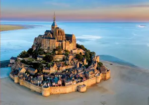 Mont Saint Michel From The Air Paris & France By Educa