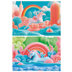 Magic Unicorns 2X48 Pc Unicorn By Educa
