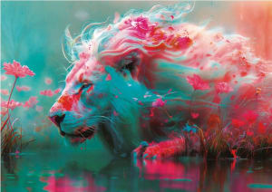 King Of Blossoms Big Cats By Educa
