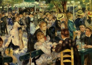 Dance At Le Moulin De La Galette, Renoir - Scratch and Dent Fine Art By Educa