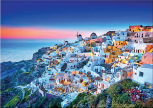 Santorini Beach & Ocean By Educa