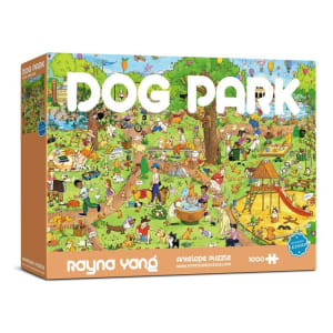 Dog Park Cartoon By Antelope Puzzle