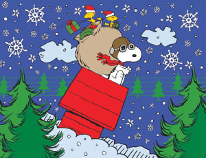 Peanuts - Snoopy's Christmas Delivery Children's Cartoon By RoseArt