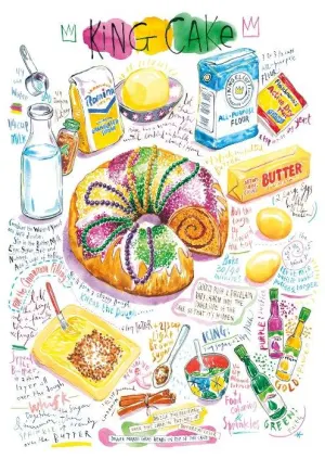 King Cake Dessert & Sweets By Magnolia