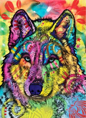 The Stare Of The Wolf Wolf Jigsaw Puzzle By Anatolian