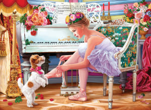 Ballerina and Her Puppy Dance & Ballet By Anatolian
