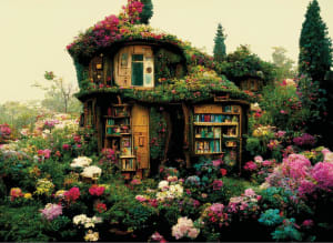 Hidden Reading Flower & Garden By Anatolian