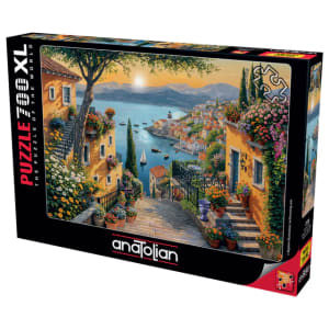 Steps To The Harbor Landscape By Anatolian