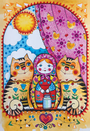 Matryoshka Cultural Art By Anatolian