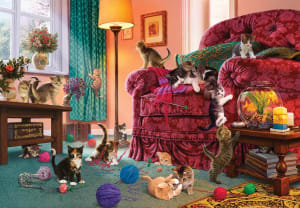 Naughty Kittens Around the House By Anatolian