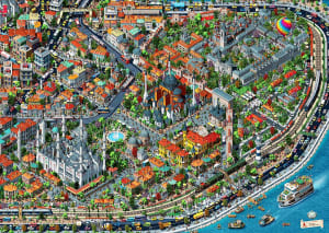 Fractal Istanbul Europe By Anatolian