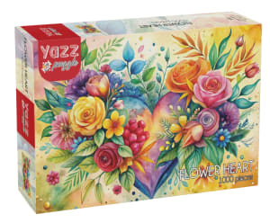 Flower Heart Valentine's Day By Yazz