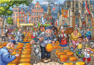 Wasgij Original 38: Market Meltdown! London & United Kingdom By Jumbo