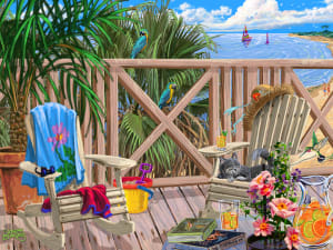 Peaceful Paradise Beach & Ocean By Vermont Christmas Company