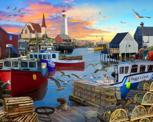 Fishing Cove Beach & Ocean By Vermont Christmas Company