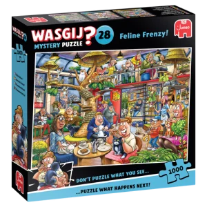 Wasgij Mystery 28: Feline Frenzy! Cartoon By Jumbo