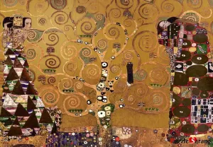 Tree Of Life (Gold) Fine Art By Puzzlelife