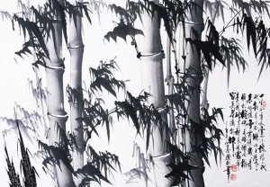 Bamboo Monochromatic By Puzzlelife