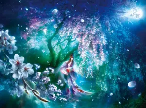 Oboro Sakuya Asian Art By Puzzlelife