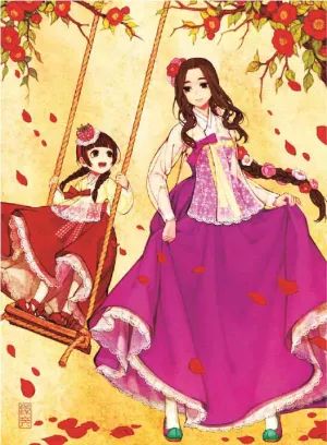 Love Story Asian Art By Puzzlelife