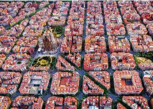 Barcelona Eixample Spain By Puzzlelife