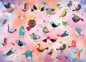 Birds Collage By Brain Tree