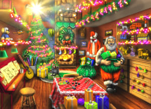 Santa's Workshop Christmas By Brain Tree