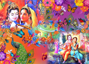 Divine Love Cultural Art By Brain Tree