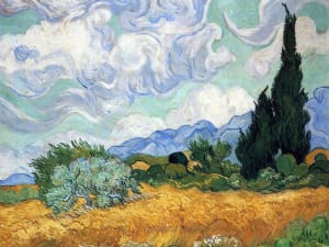 Wheat Field with Cypresses Impressionism & Post-Impressionism By Piatnik