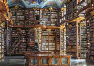 Library Monastery St. Florian Books & Reading By Piatnik