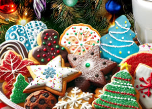 Santa's Cookies Dessert & Sweets By Springbok