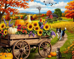 Fall Wagon Wonders Fall By Springbok