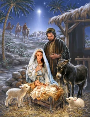Savior is Born Christmas By Springbok