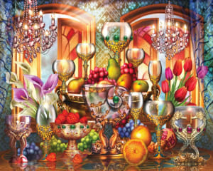 Golden Elegance Collage By Springbok