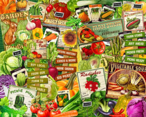 Eat Your Veggies Collage By Springbok