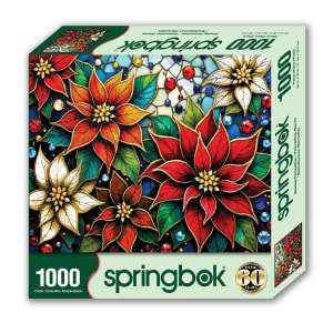 Glazing Poinsettias Christmas By Springbok