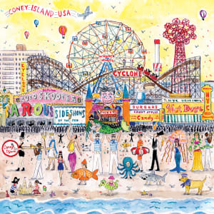 Summer at the Amusement Park Beach & Ocean By Galison