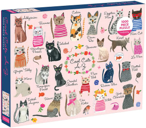 Cool Cats A-Z Collage By Mudpuppy