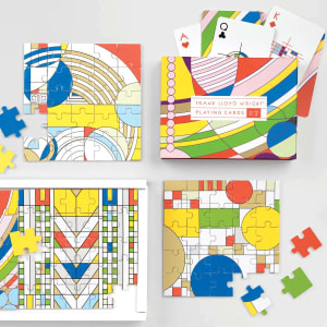 Frank Lloyd Wright Party Puzzle Set Contemporary & Modern Art By Galison