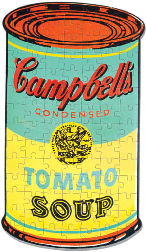 Andy Warhol Campbell's Soup Mini Puzzle Food and Drink By Galison
