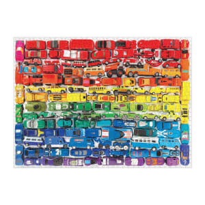 Rainbow Toy Cars Game & Toy By Galison