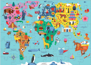 Map of the World Maps & Geography By Mudpuppy