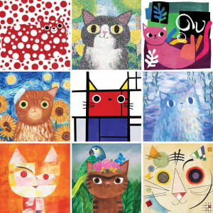Artsy Cats Cats By Mudpuppy