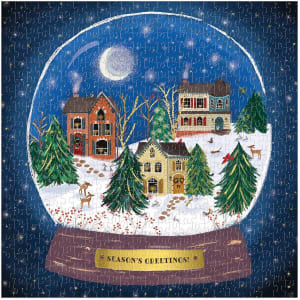 Winter Snow Globe Christmas By Galison