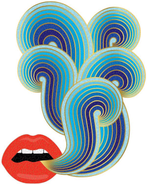 Jonathan Adler Lips Contemporary & Modern Art By Galison