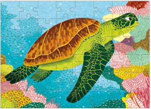 Green Sea Turtle Mini Puzzle Reptile & Amphibian By Mudpuppy