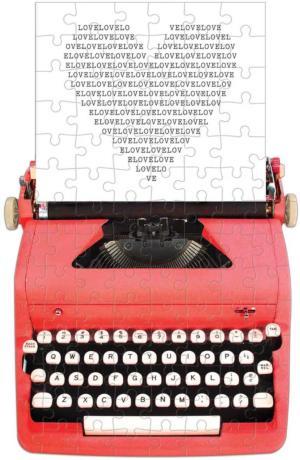 Just My Type Vintage Typewriter (Mini Puzzle) Nostalgic & Retro Jigsaw Puzzle By Galison